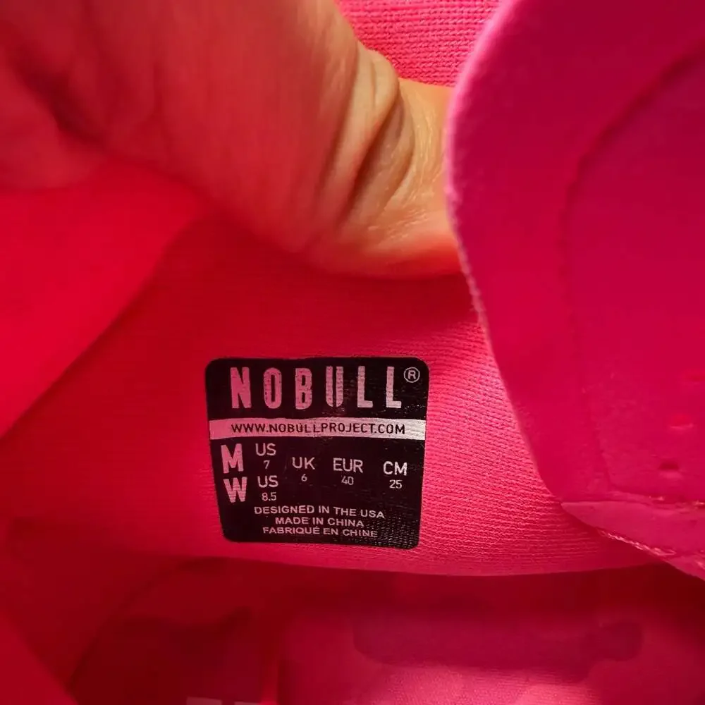 NOBULL Women's Hot Pink High-Top Outwork Training Shoes
